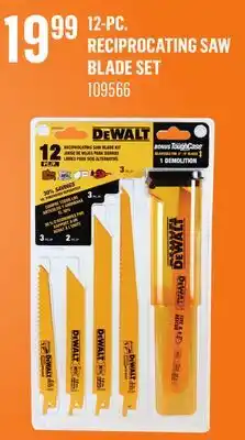 Canac 12-Pc. Reciprocating Saw Blade Set offer