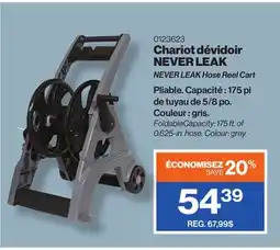 Patrick Morin NEVER LEAK Hose Reel Cart offer