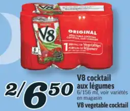 Marché Richelieu V8 COCKTAIL AUX LÉGUMES | V8 VEGETABLE COCKTAIL offer