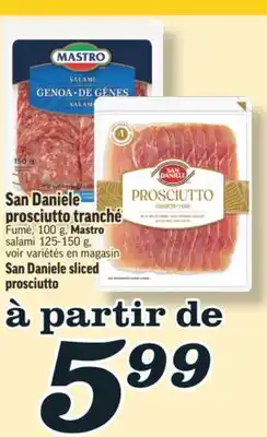 Marché Richelieu SAN DANIELE PROSCIUTTO TRANCHÉ | SAN DANIELE SLICED PROSCIUTTO offer