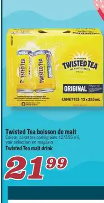 Marché Richelieu TWISTED TEA BOISSON DE MALT | TWISTED TEA MALT DRINK offer
