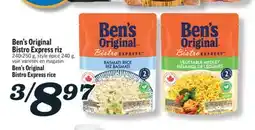 Marché Richelieu BEN'S ORIGINAL BISTRO EXPRESS RIZ | BEN'S ORIGINAL BISTRO EXPRESS RICE offer