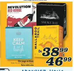 Marché Richelieu VIN ROUGE OU BLANC | RED OR WHITE WINE offer