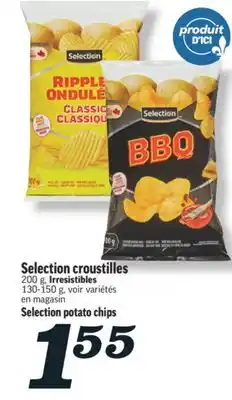 Marché Richelieu SELECTION CROUSTILLES | SELECTION POTATO CHIPS offer