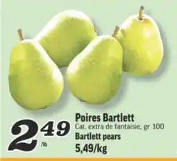 Marché Richelieu POIRES BARTLETT | BARTLETT PEARS offer