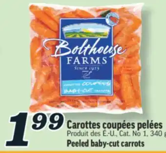 Marché Richelieu CAROTTES COUPÉES PELÉES | PEELED BABY‑CUT CARROTS offer