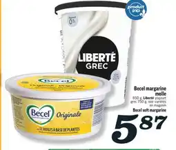 Marché Richelieu BECEL MARGARINE MOLLE | BECEL SOFT MARGARINE offer