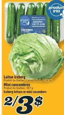 Marché Richelieu LAITUE ICEBERG | ICEBERG LETTUCE offer