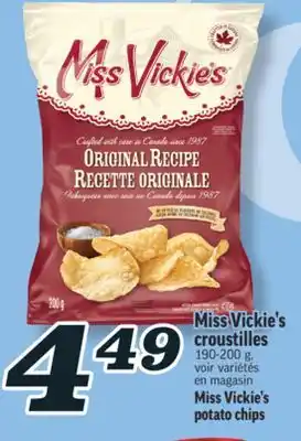 Marché Richelieu CROUSTILLES MISS VICKIE'S | MISS VICKIE'S POTATO CHIPS offer