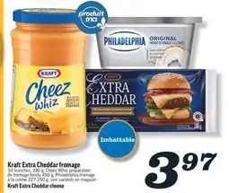 Marché Richelieu EXTRA CHEDDAR FROMAGE KRAFT | KRAFT EXTRA CHEDDAR CHEESE offer