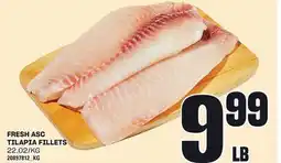 Loblaws FRESH ASC TILAPIA FILLETS offer