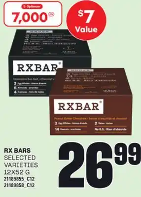 Loblaws RX BARS, 12X52 G offer