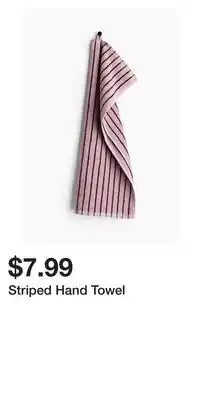 H&M Striped Hand Towel offer