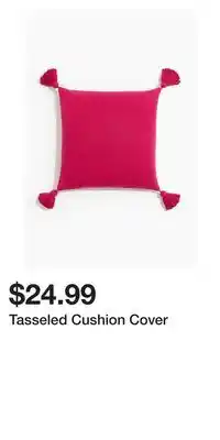 H&M Tasseled Cushion Cover offer