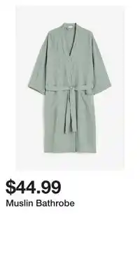 H&M Muslin Bathrobe offer