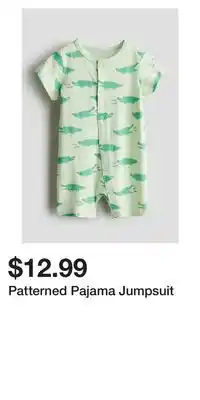 H&M Patterned Pajama Jumpsuit offer