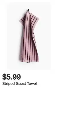 H&M Striped Guest Towel offer