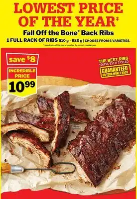 M & M Food Market Fall Off the Bone Back Ribs offer