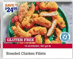 M & M Food Market Breaded Chicken Fillets offer