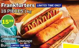 M & M Food Market Gourmet Sausage Buns offer