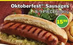 M & M Food Market Oktoberfest † Sausages offer