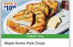 M & M Food Market Maple Butter Pork Chops offer