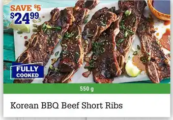 M & M Food Market Korean BBQ Beef Short Ribs offer