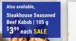 M & M Food Market Steakhouse Seasoned Beef Kabob offer