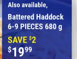 M & M Food Market Battered Haddock offer