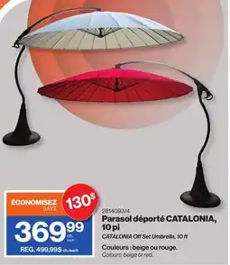 CATALONIA OffSet Umbrella, 10 ft