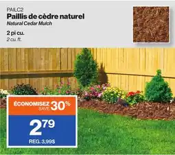 Patrick Morin Natural Cedar Mulch offer