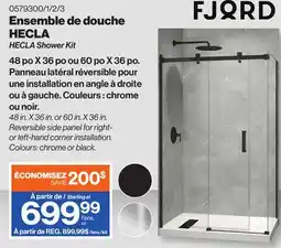 Patrick Morin HECLA Shower Kit offer