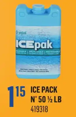 Canac Ice Pack offer