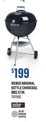 Canac Weber Original Kettle Charcoal BBQ 22 in offer