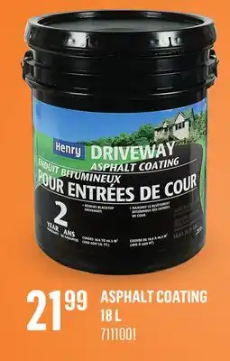 Canac Asphalt Coating 18 L offer
