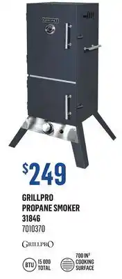 Canac Grillpro Propane Smoker 31846 offer