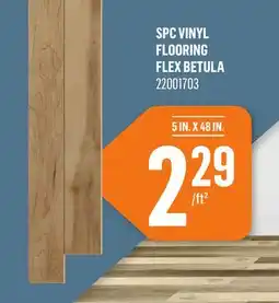 Canac SPC Vinyl Flooring offer