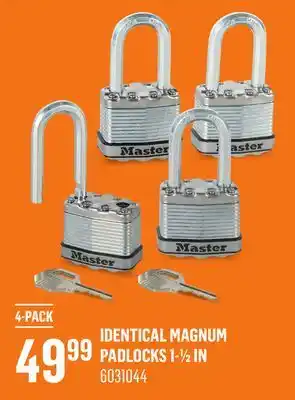 Canac Identical Magnum Padlocks - 1-1/2 in offer