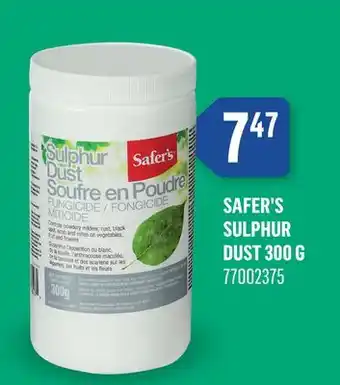 Canac Safer's Sulphur Dust 300 g offer