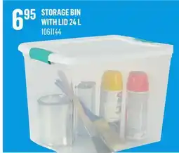 Canac Storage Bin with Lid 24 L offer