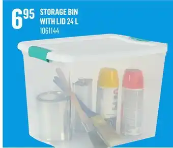 Canac Storage Bin with Lid 24 L offer