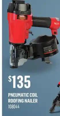 Canac Pneumatic Coil Roofing Nailer offer
