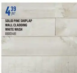Canac Solid Pine Shiplap Wall Cladding offer