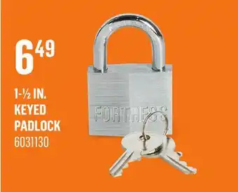 Canac 1-1/2 in. Keyed Padlock offer