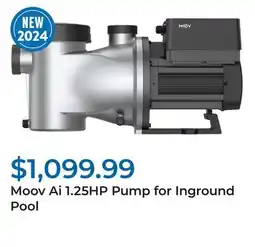 Club Piscine Moov Ai 1.25HP Pump for Inground Pool offer