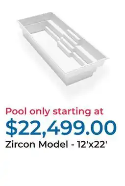 Club Piscine Zircon Model - 12'x22' offer