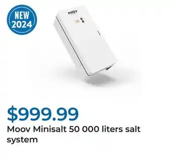 Club Piscine Moov Minisalt 50 000 liters salt system offer