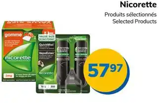 Accès pharma Nicorette offer