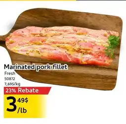 Mayrand Marinated pork fillet offer