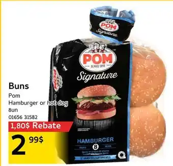 Mayrand Pom Hamburger or hot dog Buns offer
